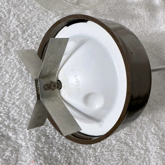 Vintage Androck Food Nut Chopper MCM Glass Jar Dicer Retro Kitchen Chopper - Picture 7 of 16